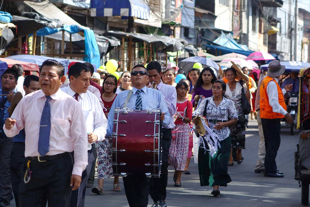 Marcha evangelística Confraternidad Regional de Iquitos 2018