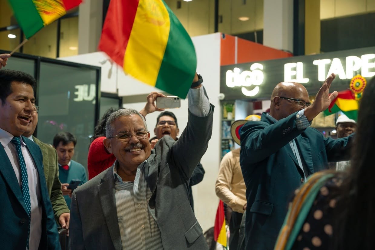 llegada presidente